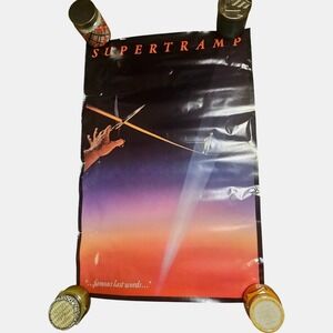 Supertramp "...Famous Last Words..." Promo Poster Display 24x36 Vintage 1982